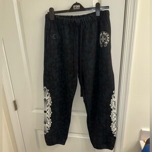 Chrome hearts black sweat pants size XL 32-34 waist